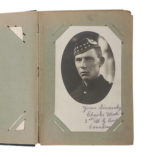 WW1 Canadian-British POW Prisoner Of War Photo Album