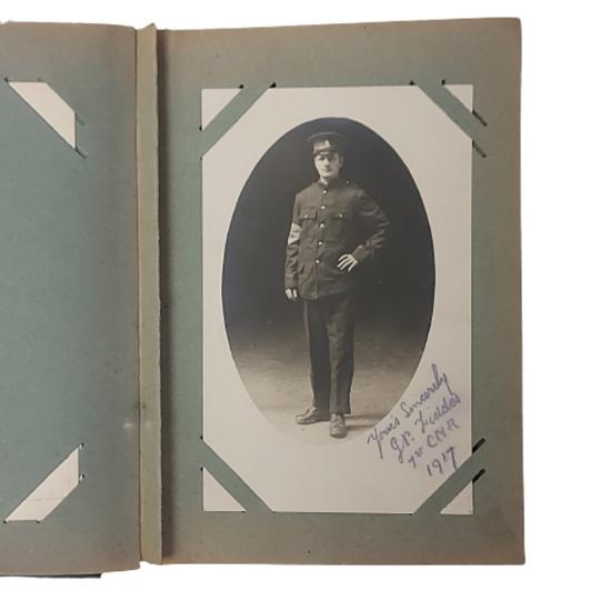 WW1 Canadian-British POW Prisoner Of War Photo Album