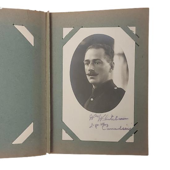 WW1 Canadian-British POW Prisoner Of War Photo Album