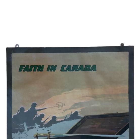 WW1 Canadian Victory Bond Poster – Canadian Soldier Militaria