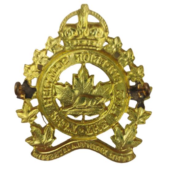 WW2 Canadian Lake Superior Scottish Regiment Cap Badge