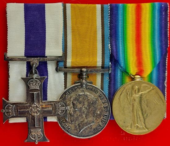 WW1 Canadian 48th Highlanders Officer's Military Cross Medal Set (15th Battalion)