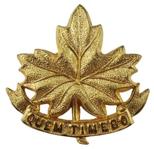 WW2 Le Regiment de Joliette Officer's Collar Badge - Gaunt Montreal