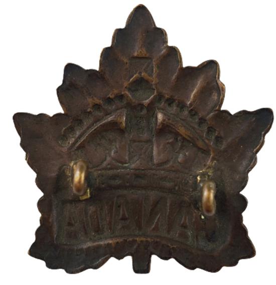 WW1 Canadian General Service Cap Badge - Roden