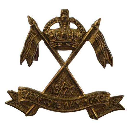 WW2 Canadian 16/22 Saskatchewan Horse Collar Badge