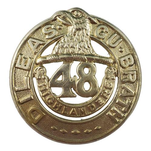 WW2 Canadian 48th Highlanders Cap Badge