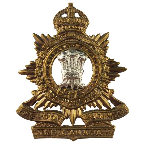 WW2 Royal Regiment Of Canada Cap Badge