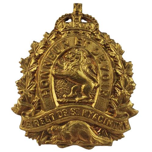 WW2 Canadian Le Regiment De St. Hyacinthe Cap Badge – Canadian Soldier ...