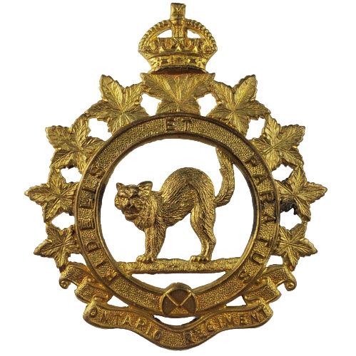 WW2 Canadian Ontario Regiment Cap Badge