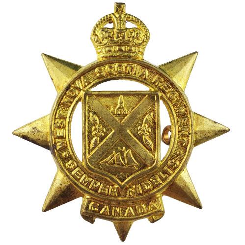 WW2 Canadian West Nova Scotia Regiment Cap Badge