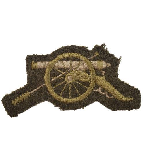 WW2 RCA Royal Canadian Artillery Cannoneer Cloth Trade Badge