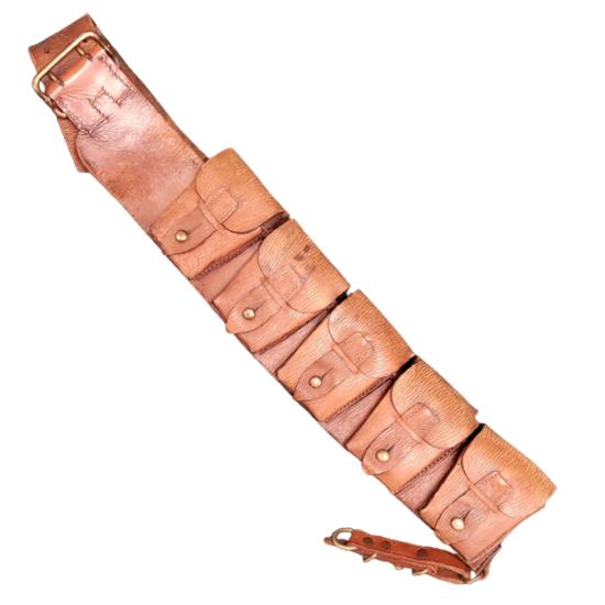 WW1 Canadian Leather 10 Pocket Bandolier 1914 – Canadian