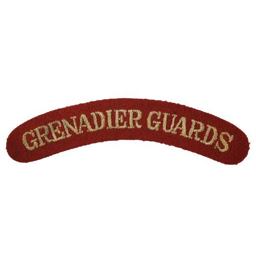 WW2 British Grenadier Guards Cloth Shoulder title