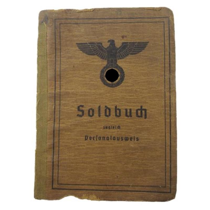 WW2 German Soldbuch Book - 262nd Artillery Replacement Department