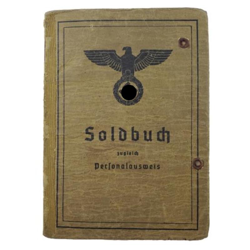 WW2 German Landessch'utzen (P.O.W. Guard - Eastern Front) Soldbuch Book