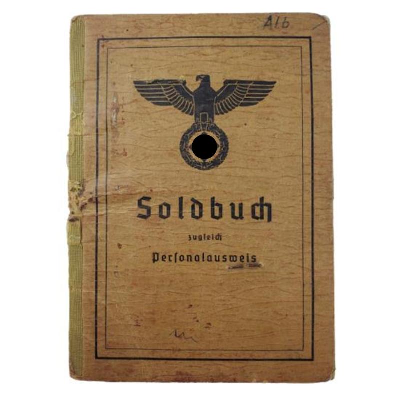 WW2 German Soldbuch Book - Russian POW - With Paperwork