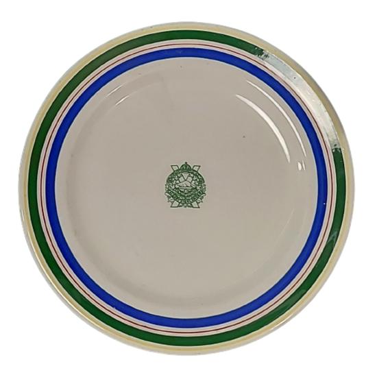 WW2 Calgary Highlanders Mess Hall Dessert Plate