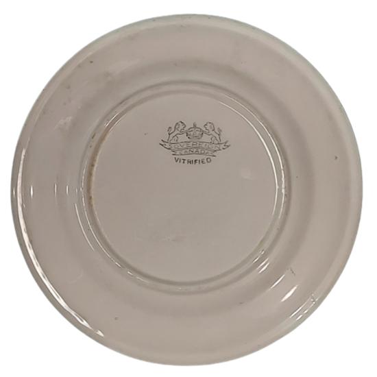 WW2 Calgary Highlanders Mess Hall Dessert Plate