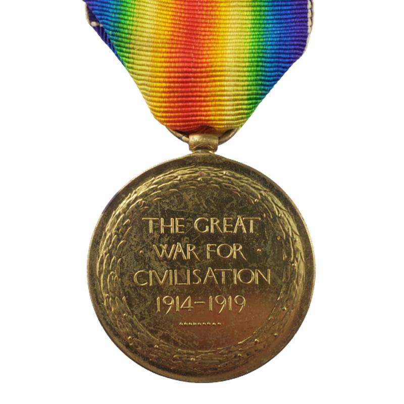 WW1 British Medal Pair - Devon Regiment