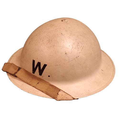 WW2 British Home Front Air Raid Warden's Helmet
