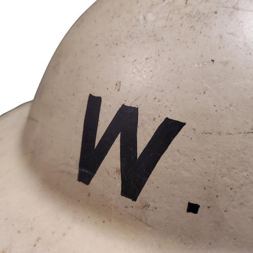 WW2 British Home Front Air Raid Warden's Helmet