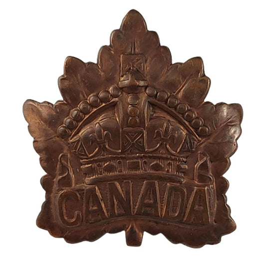 WW1 Canadian General Service Cap Badge