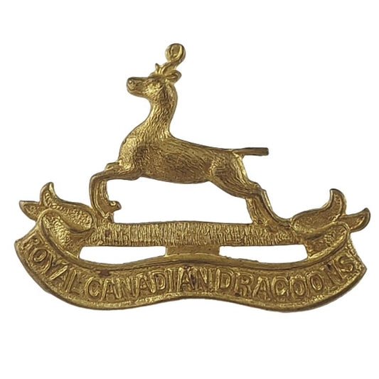 WW2 RCD Royal Canadian Dragoons Cap Badge