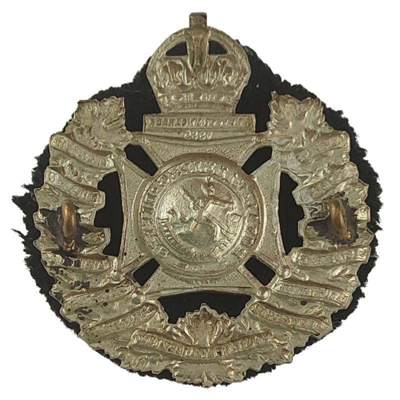 WW2 Canadian Royal Winnipeg Rifles Cap Badge