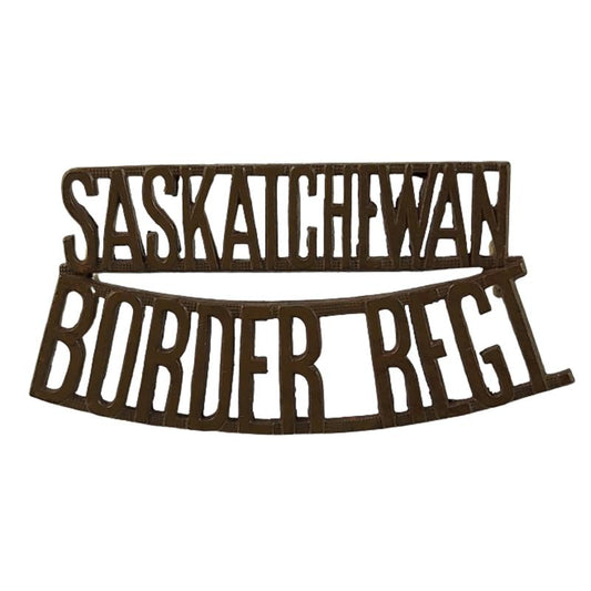 WW2 Canadian Saskatchewan Border Regiment Shoulder Title