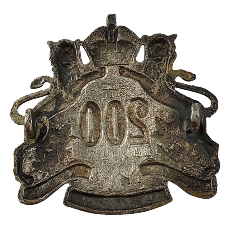 WW1 Canadian 200th Battalion (Winnipeg) Officer's Cap Badge -Birks 1916