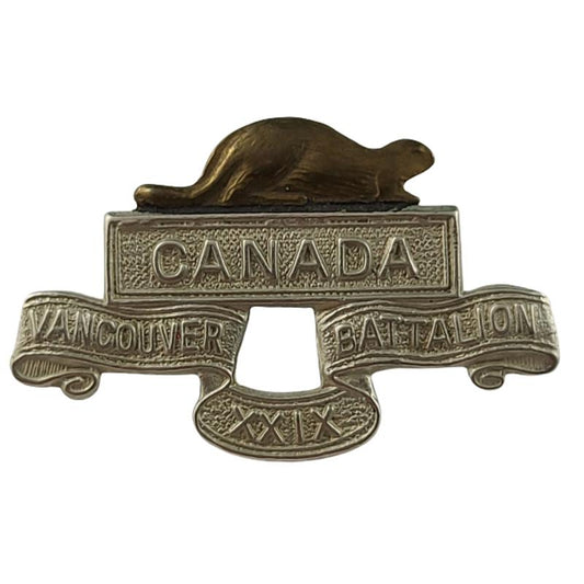 WW2 The Vancouver Regiment Collar Badge