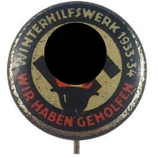 German NSDAP Winterhilfswerk 1933-34 Lapel Pin