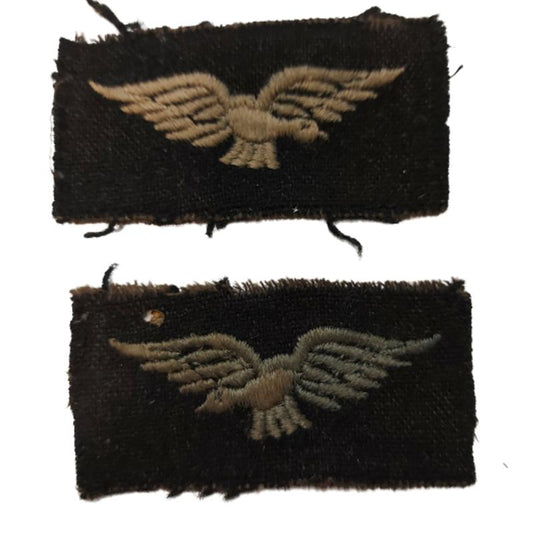 WW2 British Canadian RAF - RCAF Albatross Insignia Pair