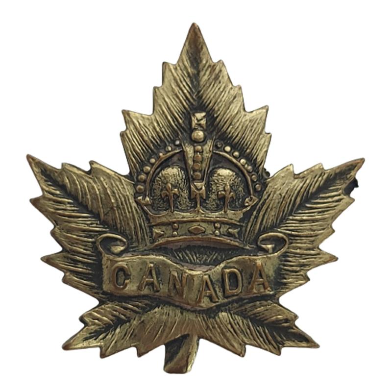 WW1 Canadian General Service Collar Badge