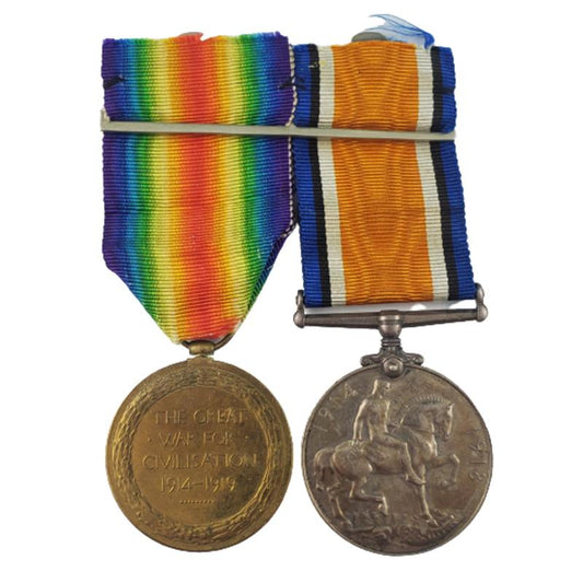 WW1 British Medal Pair RAMC - Royal Army Medical Corps