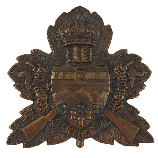 WW2 COTC Alberta University Contingent Cap Badge