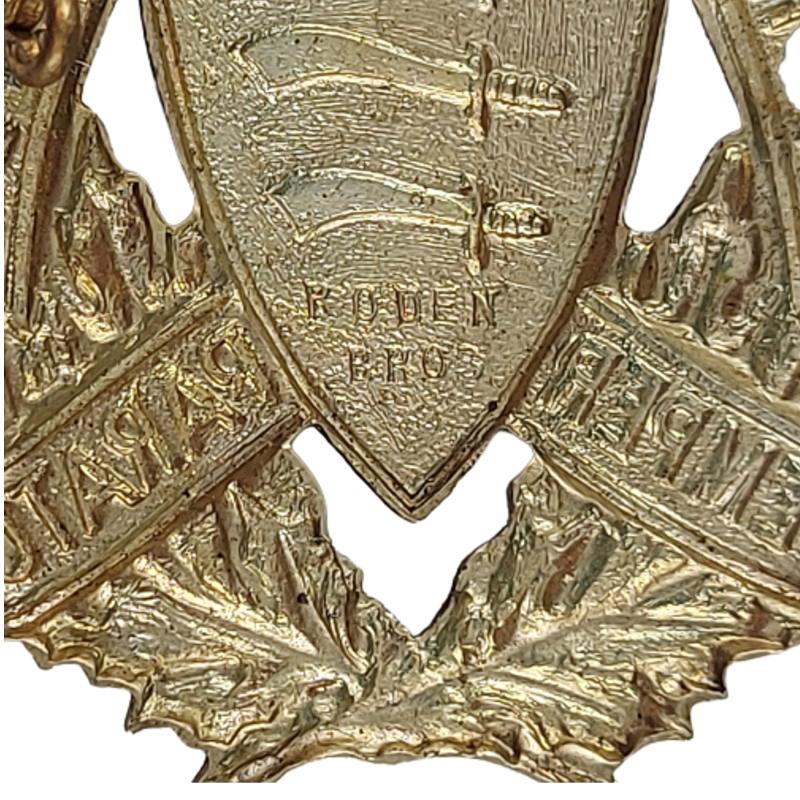 WW2 Canadian The Essex Scottish Cap Badge - Roden Bros.