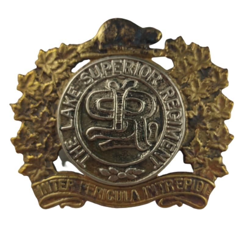 WW2 Canadian Lake Superior Regiment Cap Badge