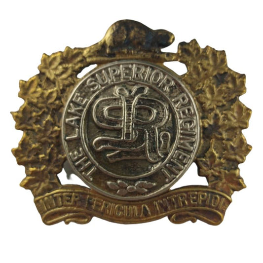 WW2 Canadian Lake Superior Regiment Cap Badge