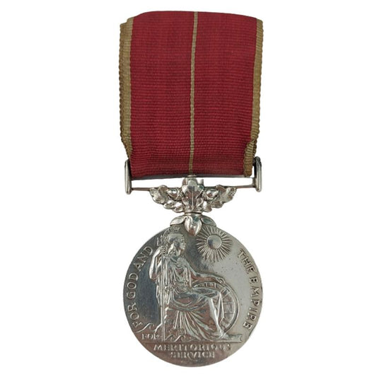 WW1 British Empire Medal For Meritorious Service -Battle Of Jutland