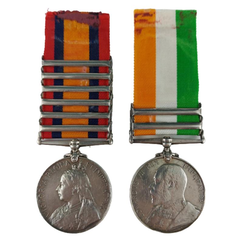 British QSA - KSA Medal Pair