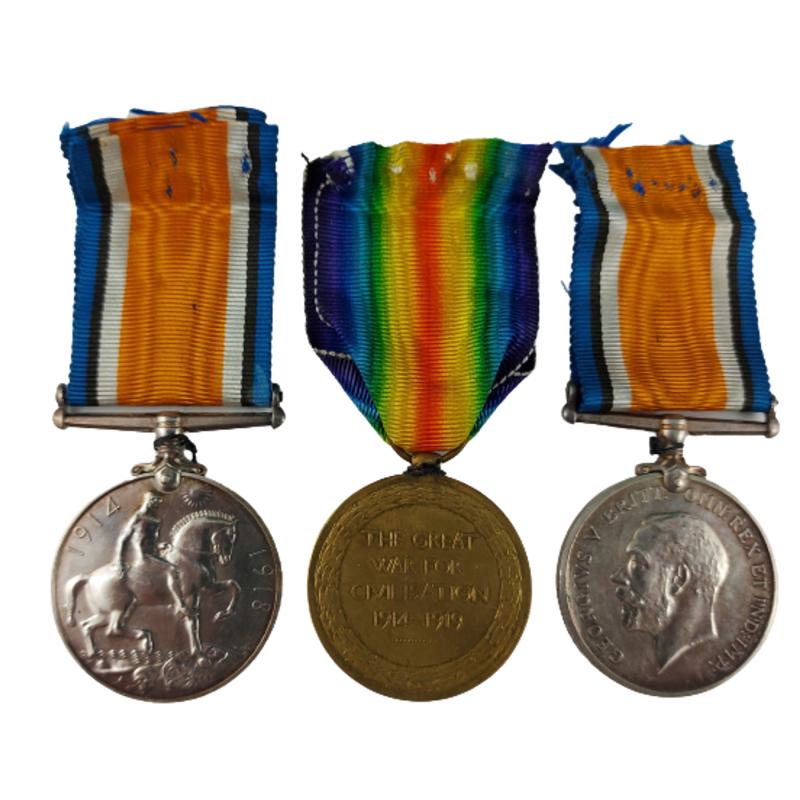 WW1 Canadian Medals -Mead Brothers - 46th Bn South Saskatchewan