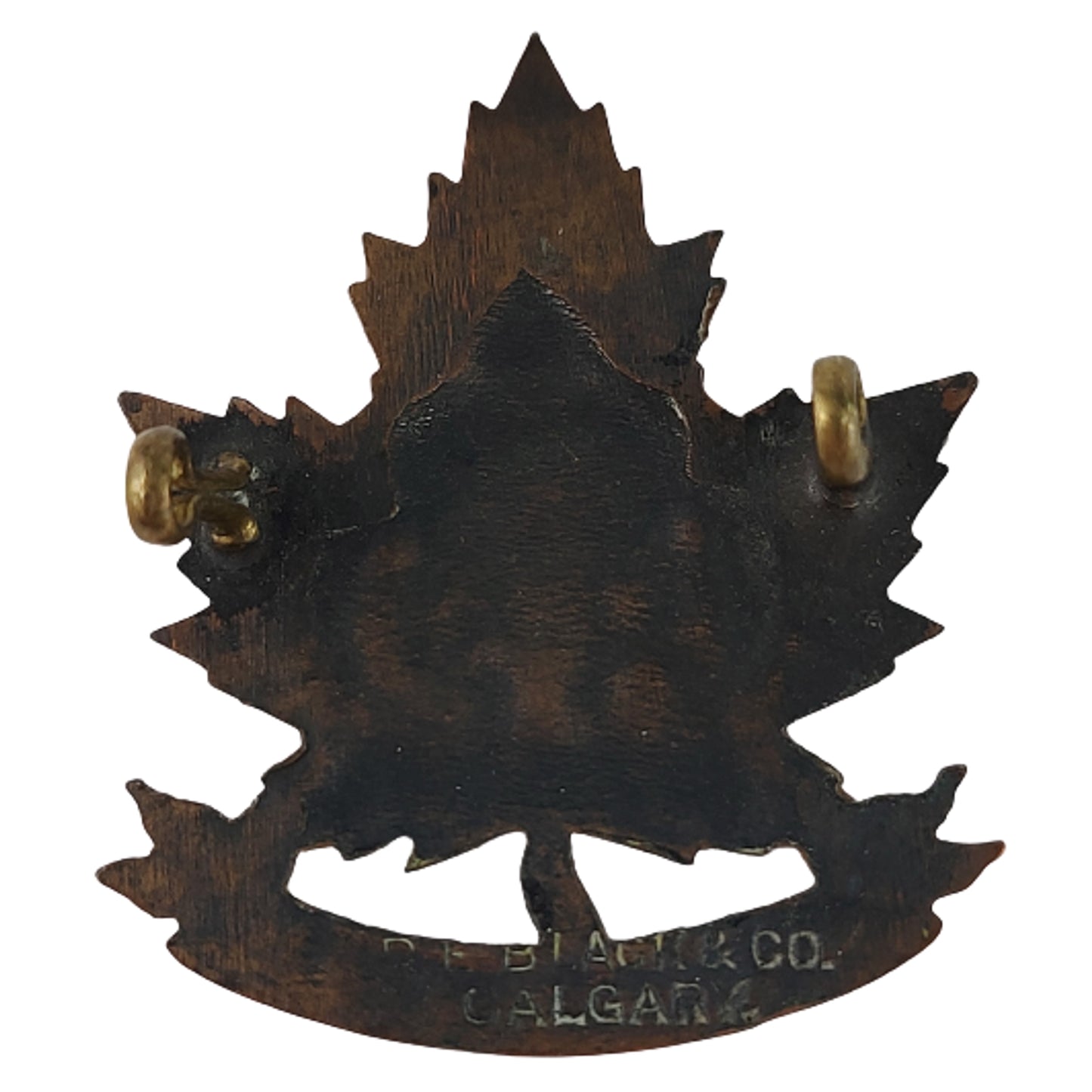 WW1 Canadian 82nd Battalion Cap Badge - Black & Co. Calgary