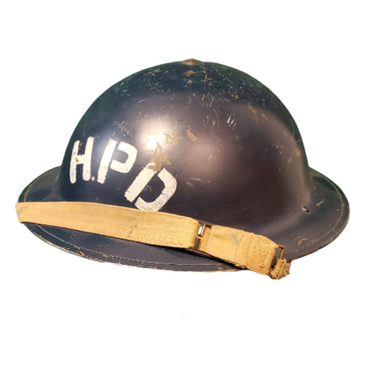 WW2 Canadian HPD Hamilton Police Department Helmet