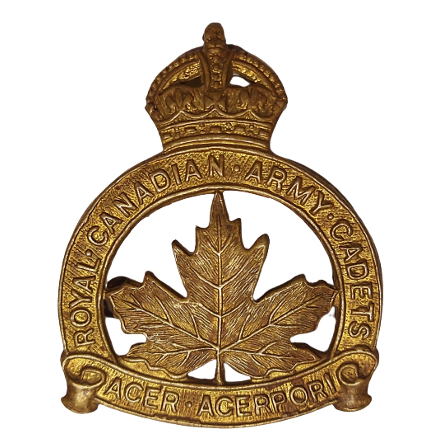 WW2 RCAC Royal Canadian Army Cadets Cap Badge