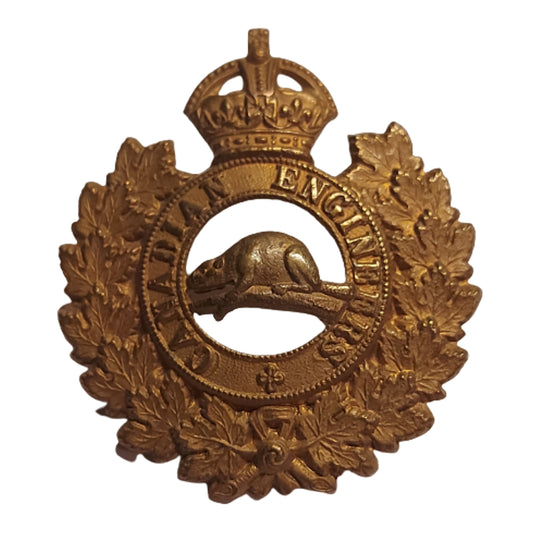 WW1 CEF Canadian Engineers Cap Badge - Gaunt London