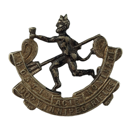 Pre-WW1 Canadian 1912 90th Winnipeg Rifles Cap Badge