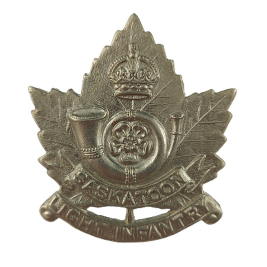 WW2 Canadian SLI Saskatoon Light Infantry Cap Badge