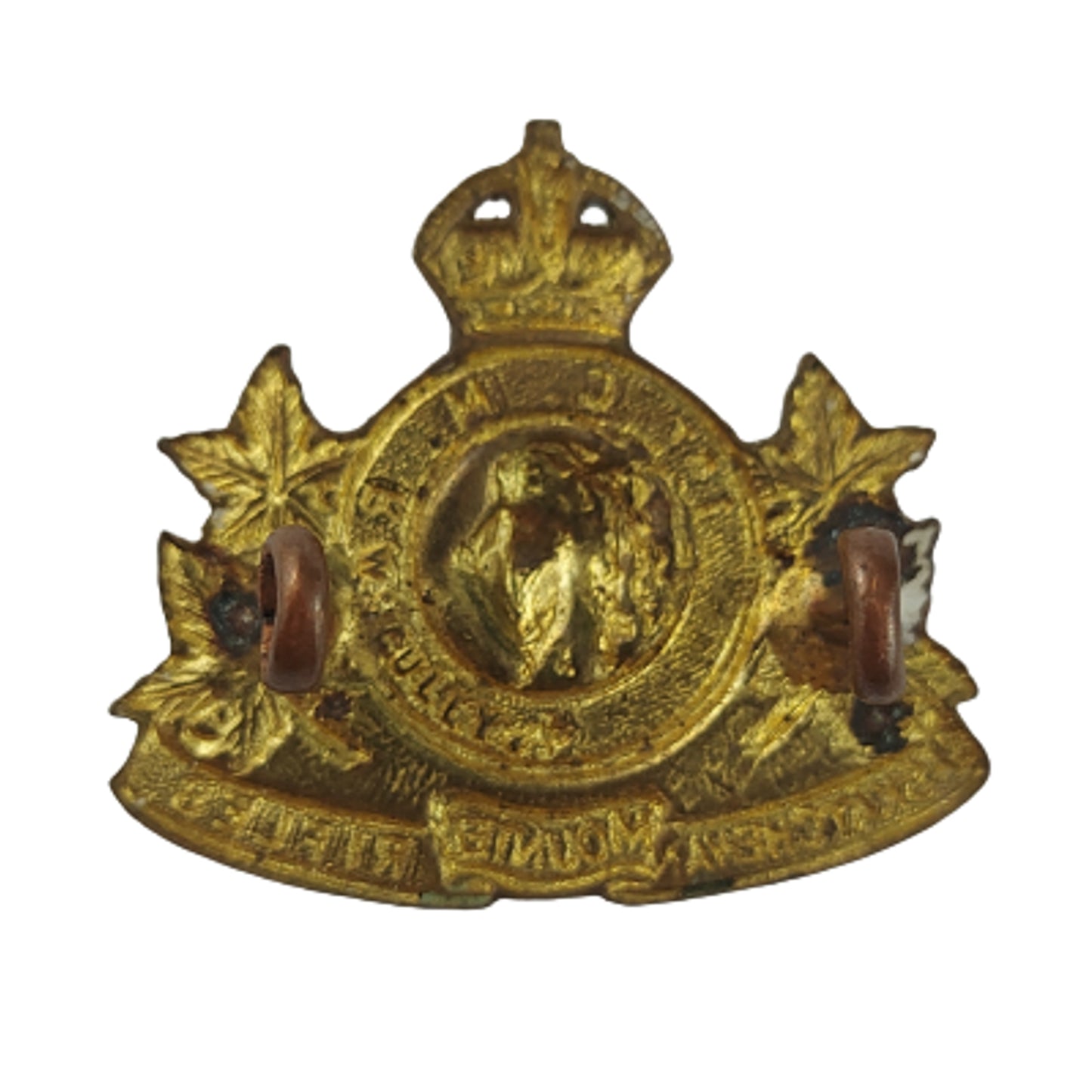 WW1 1st CMR Canadian Mounted Rifles Collar Badge