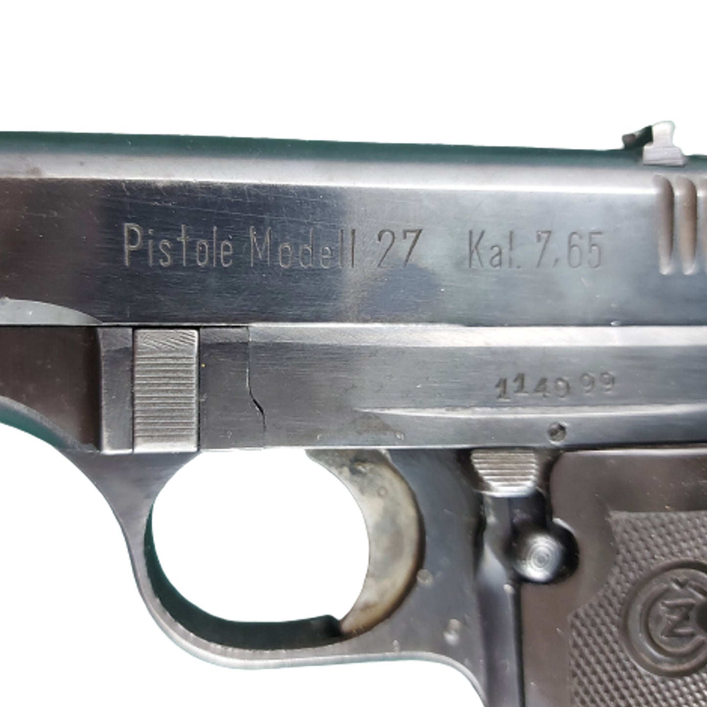 Deactivated WW2 German Issue Czech CZ27 / P27 S/A Pistol